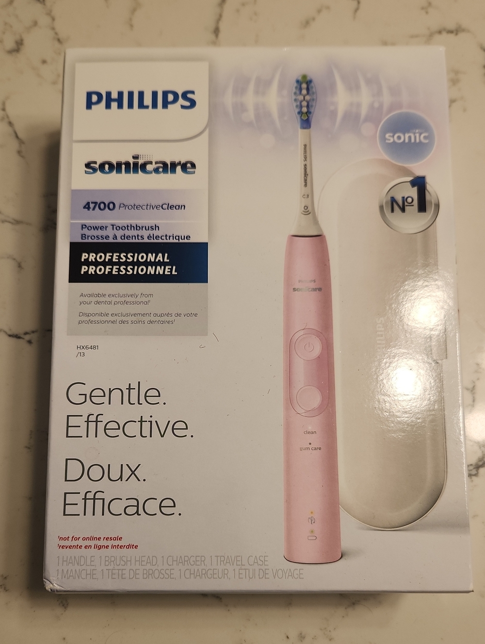Philips Sonicare 4700 ProtectiveClean Electric Toothbrush - Pink